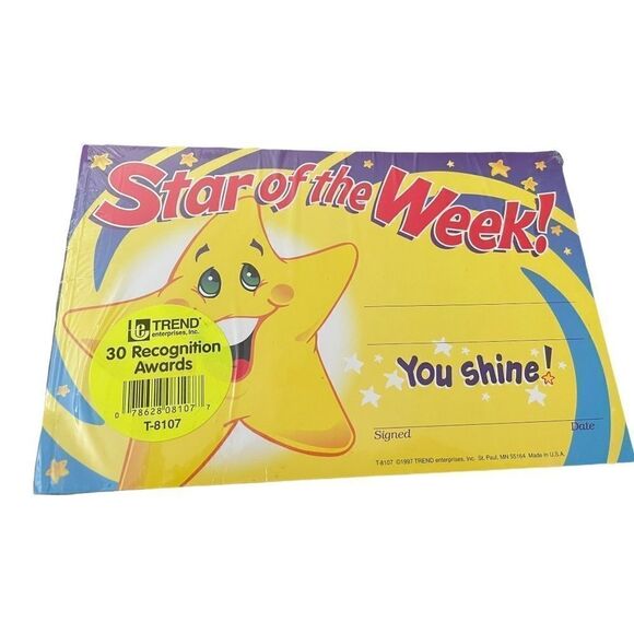 Star of the Week Student Award Recognition Pack NWT - Picture 4 of 6